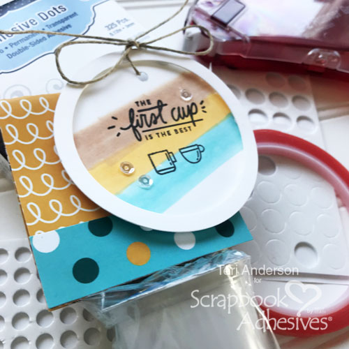 Quick Gift for a Coffee Lover by Teri Anderson for Scrapbook Adhesives by 3L