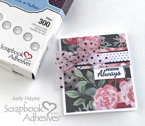 A Quick Gift Box and Card Tutorial by Judy Hayes for Scrapbook Adhesives by 3L