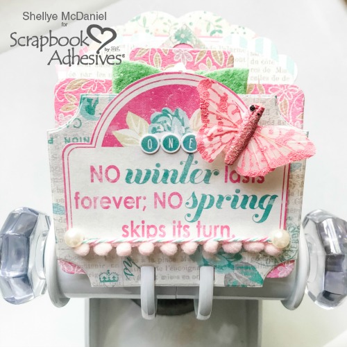 Springtime Memory Dex Mini Album by Shellye McDaniel for Scrapbook Adhesives by 3L