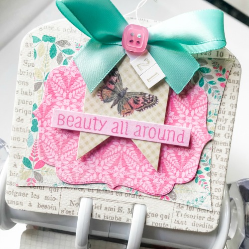 Springtime Memory Dex Mini Album by Shellye McDaniel for Scrapbook Adhesives by 3L