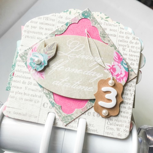 Springtime Memory Dex Mini Album by Shellye McDaniel for Scrapbook Adhesives by 3L