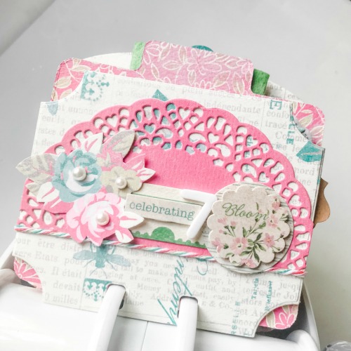 Springtime Memory Dex Mini Album by Shellye McDaniel for Scrapbook Adhesives by 3L