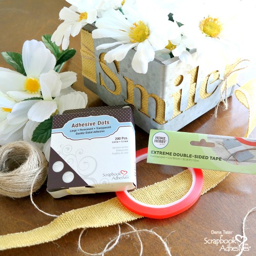 DIY Farmhouse Planter Box by Dana Tatar for Scrapbook Adhesives by 3L