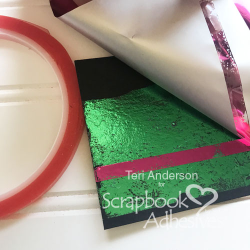 Foiled Wedding Card Tutorial by Teri Anderson for Scrapbook Adhesives by 3L