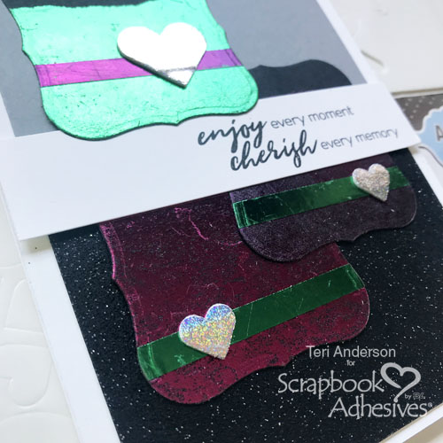 Foiled Wedding Card Tutorial by Teri Anderson for Scrapbook Adhesives by 3L