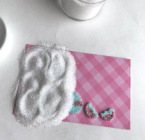 Glittered Bunny Easter Card Tutorial by Judy Hayes for Scrapbook Adhesives by 3L