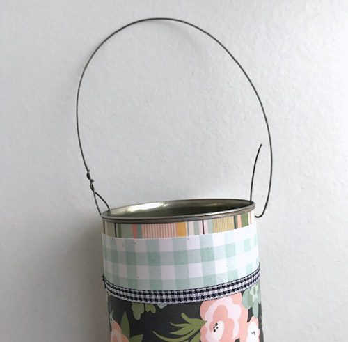 Repurposed Farmhouse Basket by Judy Hayes for Scrapbook Adhesives by 3L