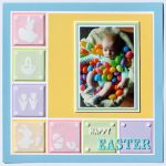 Easter Scrapbook Page by Tracy McLennon for Scrapbook Adhesives by 3L e-book with Favecrafts