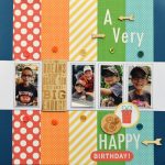 Birthday Scrapbook Page by Christine Meyer for Scrapbook Adhesives by 3L e-book with Favecrafts