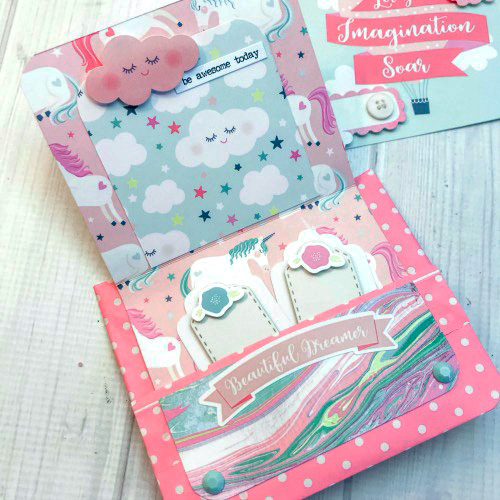 Happy Mail Mini Bag Album by Shellye McDaniel for Scrapbook Adhesives by 3L