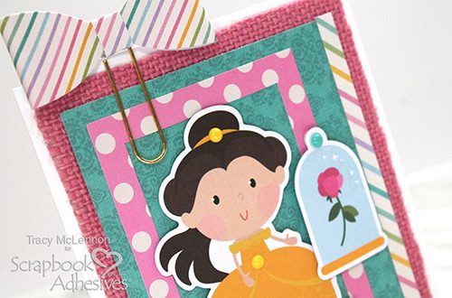 Little Princess Card and Burlap by Tracy McLennon for Scrapbook Adhesives by 3L