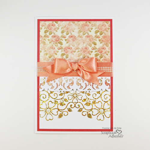 Foiled Flourish Card by Yvonne van de Grijp for Scrapbook Adhesives by 3L