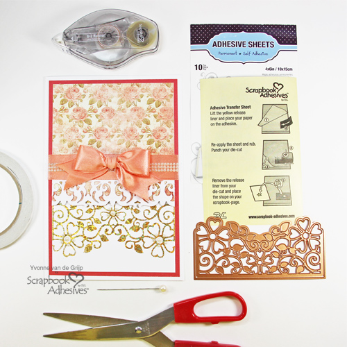 Foiled Flourish Card by Yvonne van de Grijp for Scrapbook Adhesives by 3L