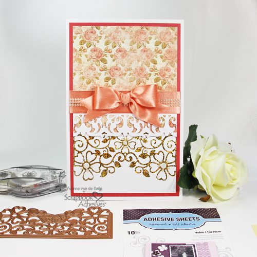 Foiled Flourish Card by Yvonne van de Grijp for Scrapbook Adhesives by 3L