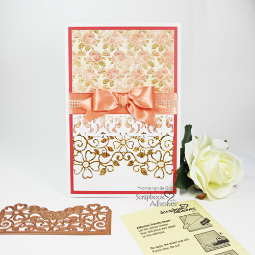 Foiled Flourish Card by Yvonne van de Grijp for Scrapbook Adhesives by 3L