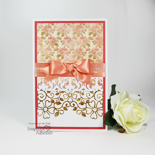 Foiled Flourish Card by Yvonne van de Grijp for Scrapbook Adhesives by 3L