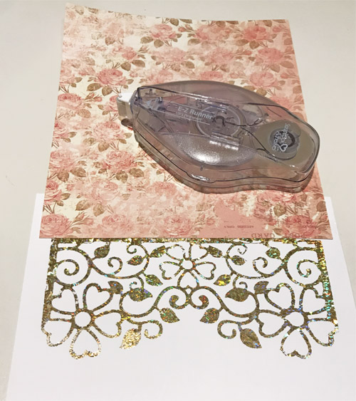 Foiled Flourish Card by Yvonne van de Grijp for Scrapbook Adhesives by 3L