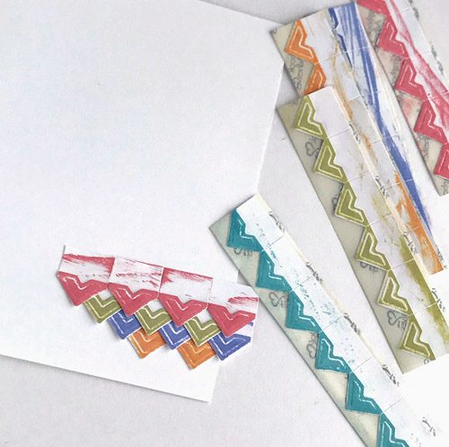 Celebrate Card in Colorful Corners by Judy Hayes for Scrapbook Adhesives by 3L