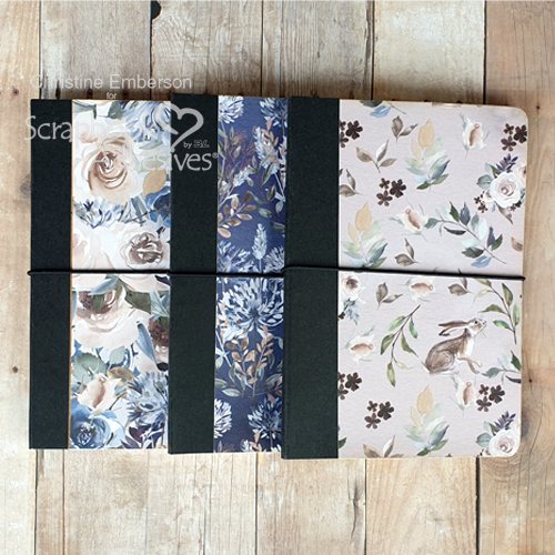 A Trio of Notebooks by Christine Emberson for Scrapbook Adhesives by 3L