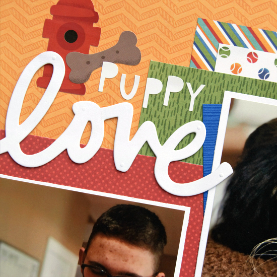 Puppy Love and a 3D Foam Creative Sheet Title by Christine Meyer for Scrapbook Adhesives by 3L