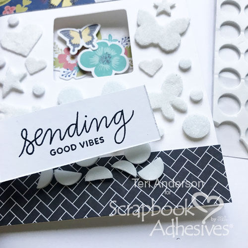 Flocked Window Card by Teri Anderson for Scrapbook Adhesives by 3L