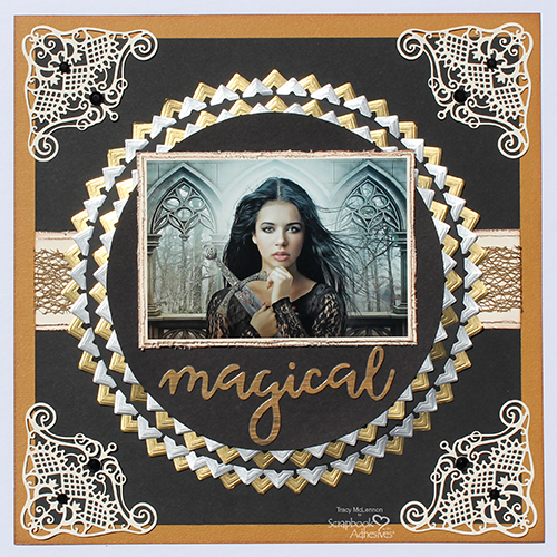 Magical Game of Thrones Inspired Scrapbook Tutorial by Tracy McLennon for Scrapbook Adhesives by 3L