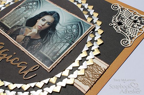 Magical Game of Thrones Inspired Scrapbook Tutorial by Tracy McLennon for Scrapbook Adhesives by 3L