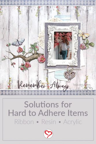 Three Solutions to Tricky Embellishments by Tracy McLennon for Scrapbook Adhesives by 3L