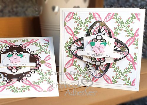 Layered Birthday Card Tutorial by Christine Emberson for Scrapook Adhesives by 3L