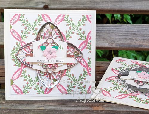 Layered Birthday Card Tutorial by Christine Emberson for Scrapook Adhesives by 3L