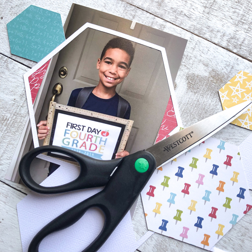 First Day of School Scrapbook Tutorial by Latrice Murphy for Scrapbook Adhesives by 3L Step 7