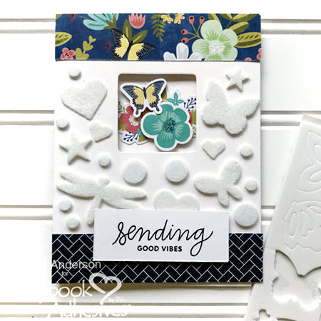 Flocked Window Card by Teri Anderson for Scrapbook Adhesives by 3L