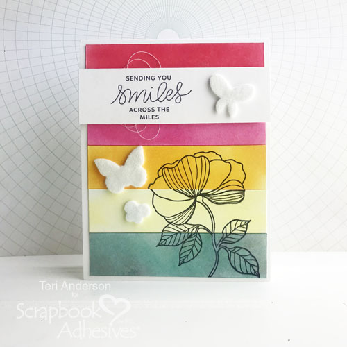 How to use Flock with 3D Foam Shapes by Teri Anderson for Scrapbook Adhesives by 3L