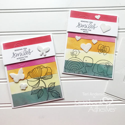 How to use Flock with 3D Foam Shapes by Teri Anderson for Scrapbook Adhesives by 3L Main 4