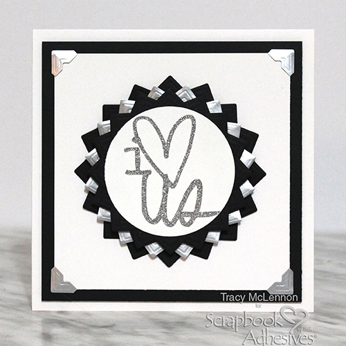 I Love Us Card by Tracy McLennon for Scrapbook Adhesives by 3L
