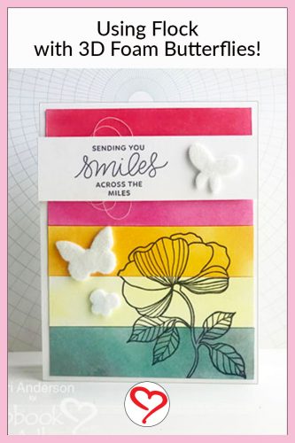 How to use Flock with 3D Foam Shapes by Teri Anderson for Scrapbook Adhesives by 3L 