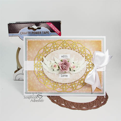 Winged Love Card Tutorial by Yvonne van de Grijp for Scrapbook Adhesives by 3L