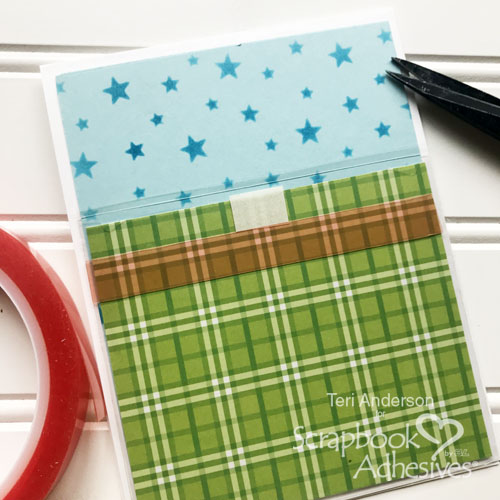 Card with Hidden Gift Card Pocket Tutorial by Teri Anderson for Scrapbook Adhesives by 3L