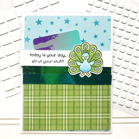 Card with Hidden Gift Card Pocket Tutorial by Teri Anderson for Scrapbook Adhesives by 3L