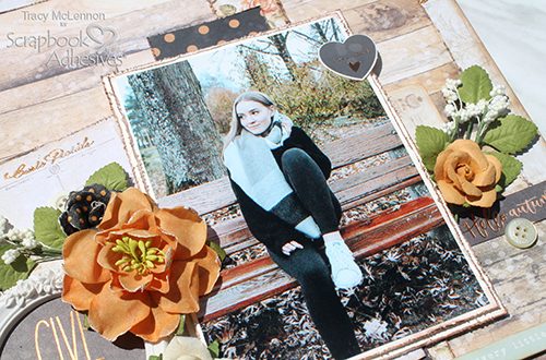 Scrapbook for Fall with Dimension by Tracy McLennon for Scrapbook Adhesives by 3L 