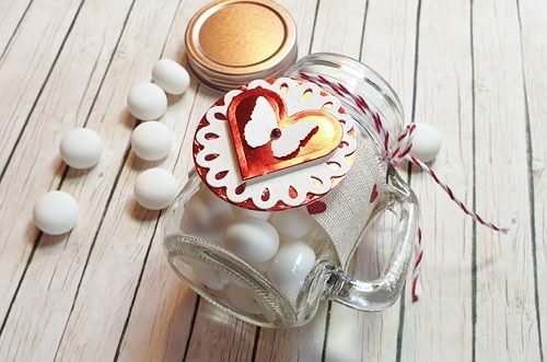 Mini Mason Jar Party Favor Tutorial by Christine Emberson for Scrapbook Adhesives by 3L