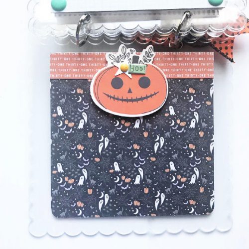 Be Spooky Acrylic Mini Album by Shellye McDaniel for Scrapbook Adhesives by 3L