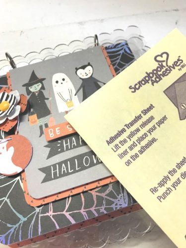 Be Spooky Acrylic Mini Album by Shellye McDaniel for Scrapbook Adhesives by 3L