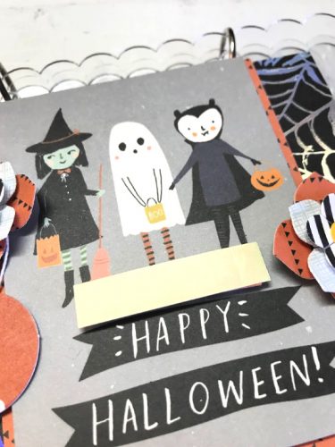 Be Spooky Acrylic Mini Album by Shellye McDaniel for Scrapbook Adhesives by 3L