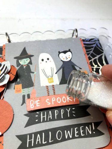 Be Spooky Acrylic Mini Album by Shellye McDaniel for Scrapbook Adhesives by 3L