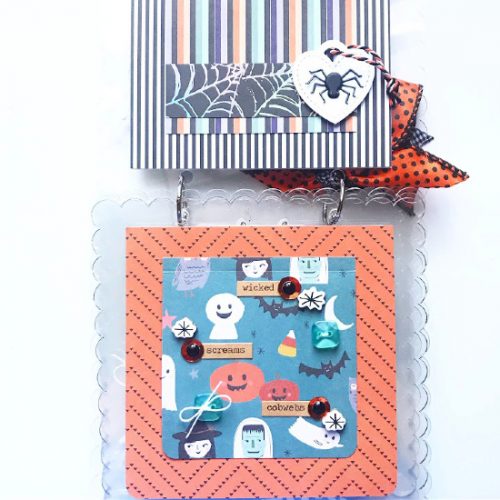 Be Spooky Acrylic Mini Album by Shellye McDaniel for Scrapbook Adhesives by 3L