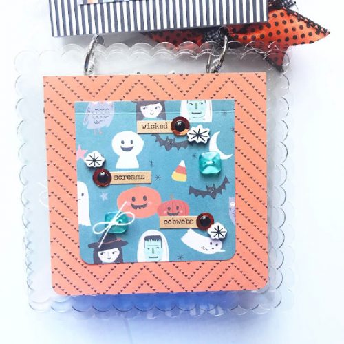 Be Spooky Acrylic Mini Album by Shellye McDaniel for Scrapbook Adhesives by 3L