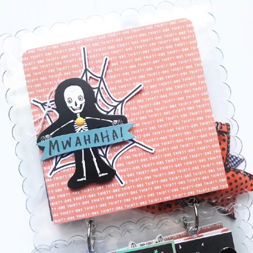 Be Spooky Acrylic Mini Album by Shellye McDaniel for Scrapbook Adhesives by 3L