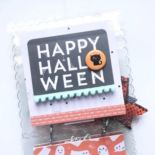 Be Spooky Acrylic Mini Album by Shellye McDaniel for Scrapbook Adhesives by 3L