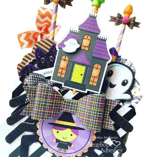 Halloween Popcorn Box Pocket Mail Tutorial by Shellye McDaniel for Scrapbook Adhesives by 3L